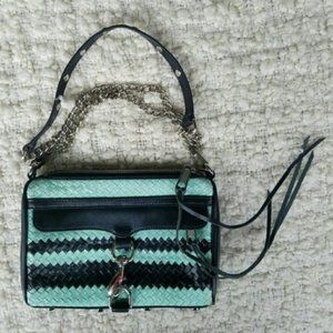 Rebecca Minkoff | Mac Mini Mint Weave Handbag